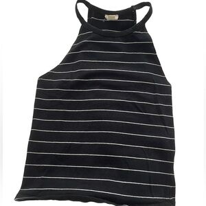 Garage Striped Halter Tank Top